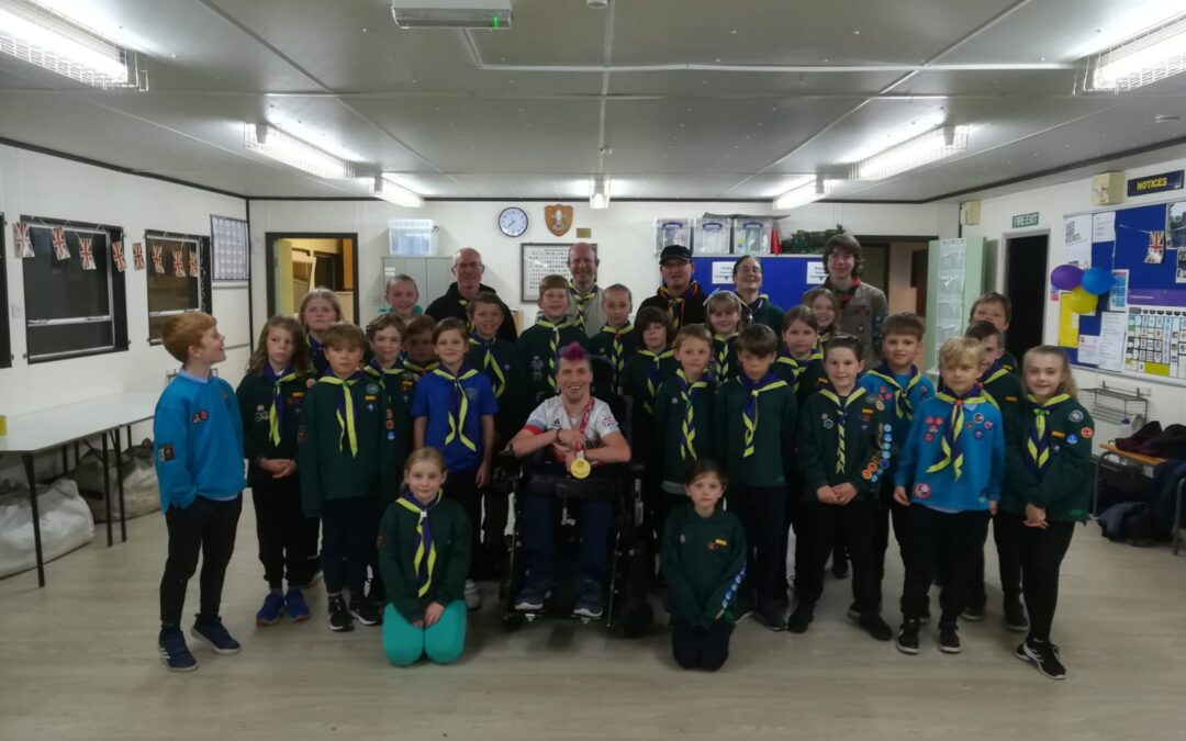David Smith MBE visits the Cubs