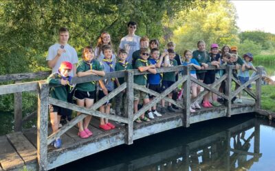 The annual Cub sailing Regatta